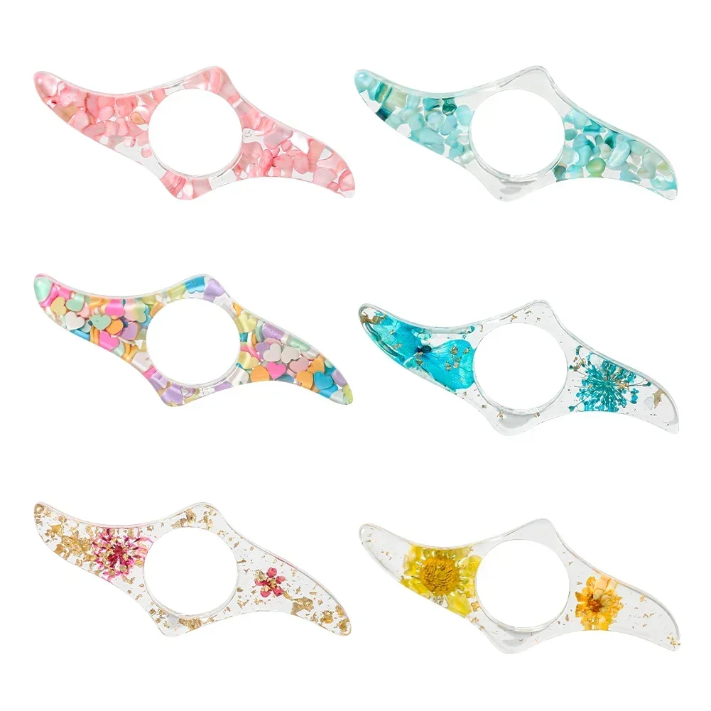 Bookmark Page Holder Bookmark Holder Portable Thumb Book Support Book Page Separator For Reading Dried Flower Resin