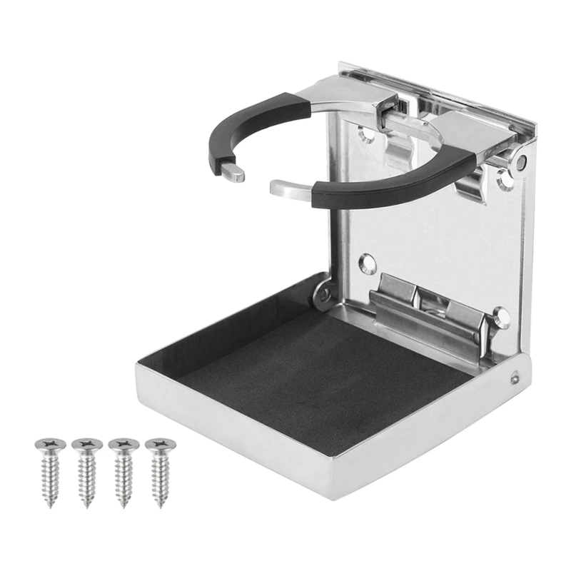 

25UC Подставка для бутылок с напитками из нержавеющей стали, складной держатель для подстаканников для дома, автомобиля,