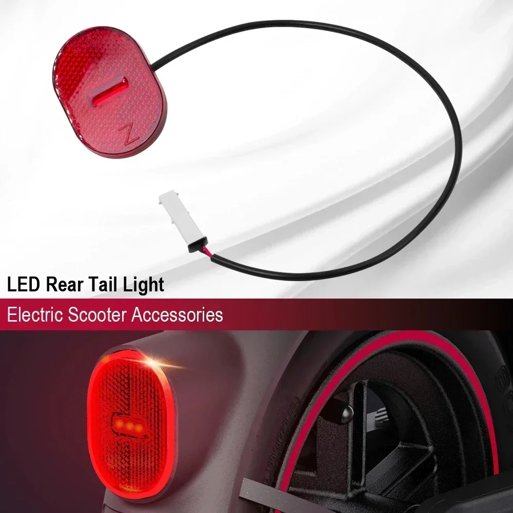 Rear Taillight for Xiaomi 4 Pro Mi4 Electric Scooter Fender Tail Lights Safe Lamp LED Stoplight Mudguard Brake Light Accessories