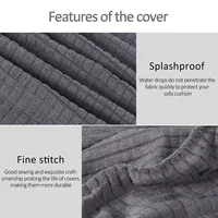 2pcs Sofa Arm Covers Comfortable Soft Armrest Cover High-Grade Spandex Stretch Arm Caps Waterproof Dustproof Furniture Protector 2