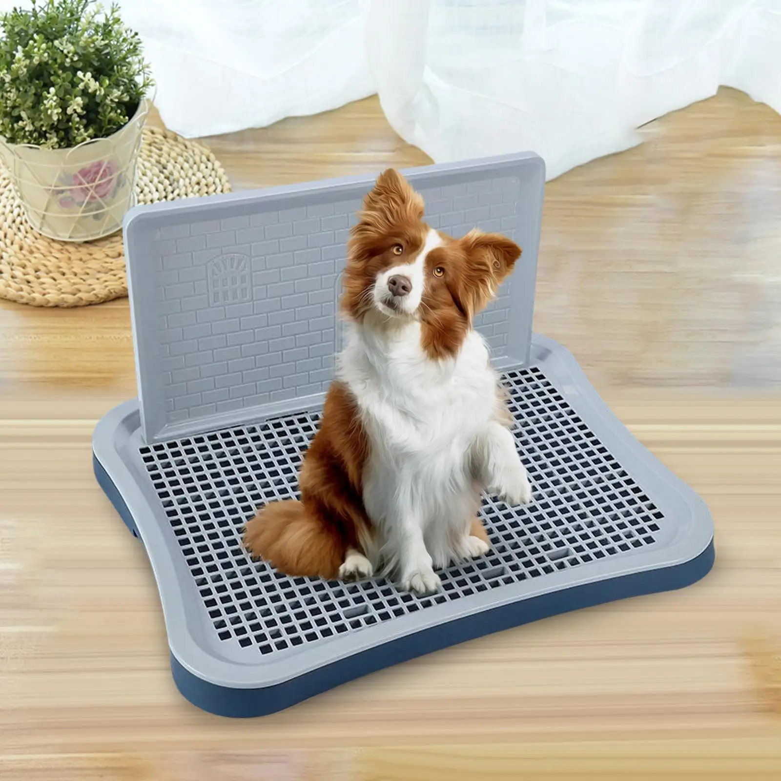 Dog Toilet QUTETN es Indoor Outdoor Dog Potty Tray Toilet Puppy