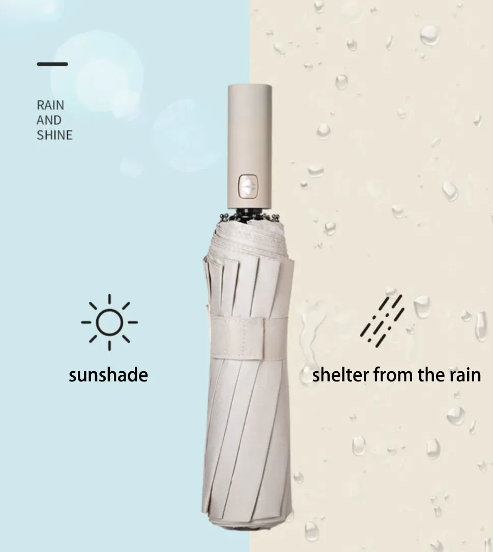 Wind Resistant Umbrella 24-Bone Men's Women's Anti-UV Strong Durable