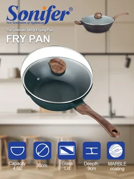 Sonifer SF-1107 Marble Wok Pan 32cm – 5.5L 1