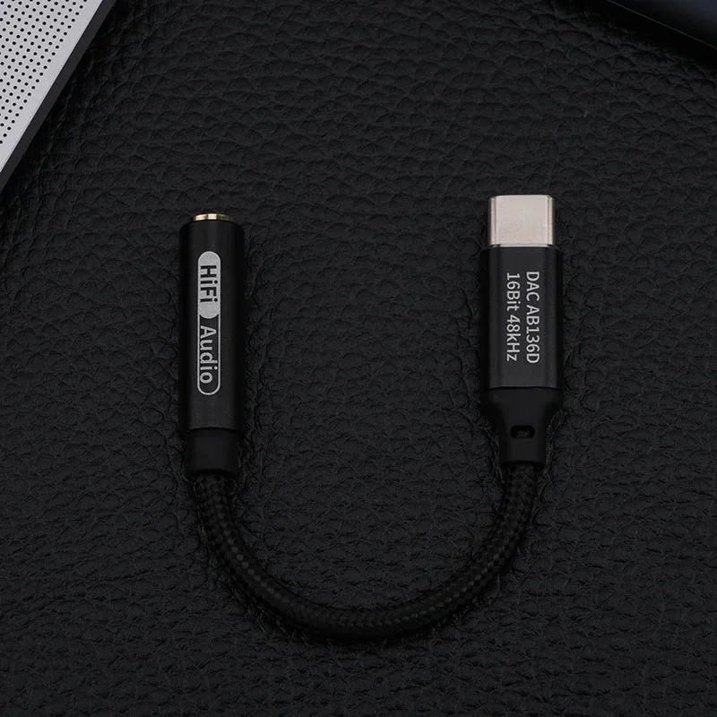 T2 시리즈 디지털 오디오 변환 케이블 Type-C 3.5mm 헤드폰 디코딩 와이어 HiFi 사운드 전송 어댑터 코드 안정적