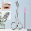 Eyebrow Trimming Scissors with Combs For Women Man Eyebrow Scissors Eyebrow Face Razor Eyebrow Shaver Makeup Tools 1