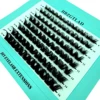 2024 3D Fluffy Cluster Lashes Natural Eyelash extension Volume Individual Lashes Mixed Tray Faux Mink Lashes Cilias Makeup 4