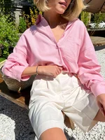 Bornladies Summer New High Waist Shorts for Women Casual Loose Wide Leg Solid Shorts Female Short Pants Y2k Booty Shorts - Image 5