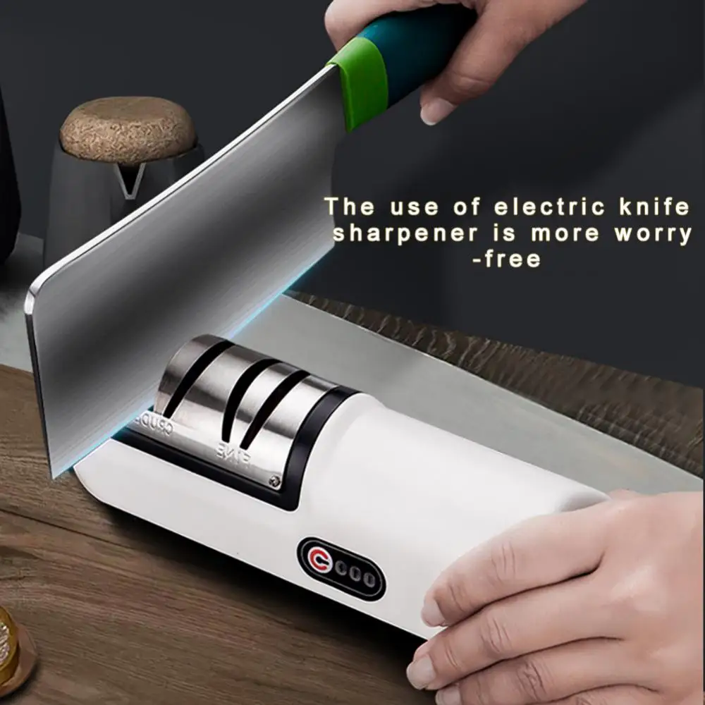 Hot Sale Multifunctional Kitchen Tool Fast Sharpening High Precision Electric  Knife Sharpener - China Kitchenware and Knife Sharpener price