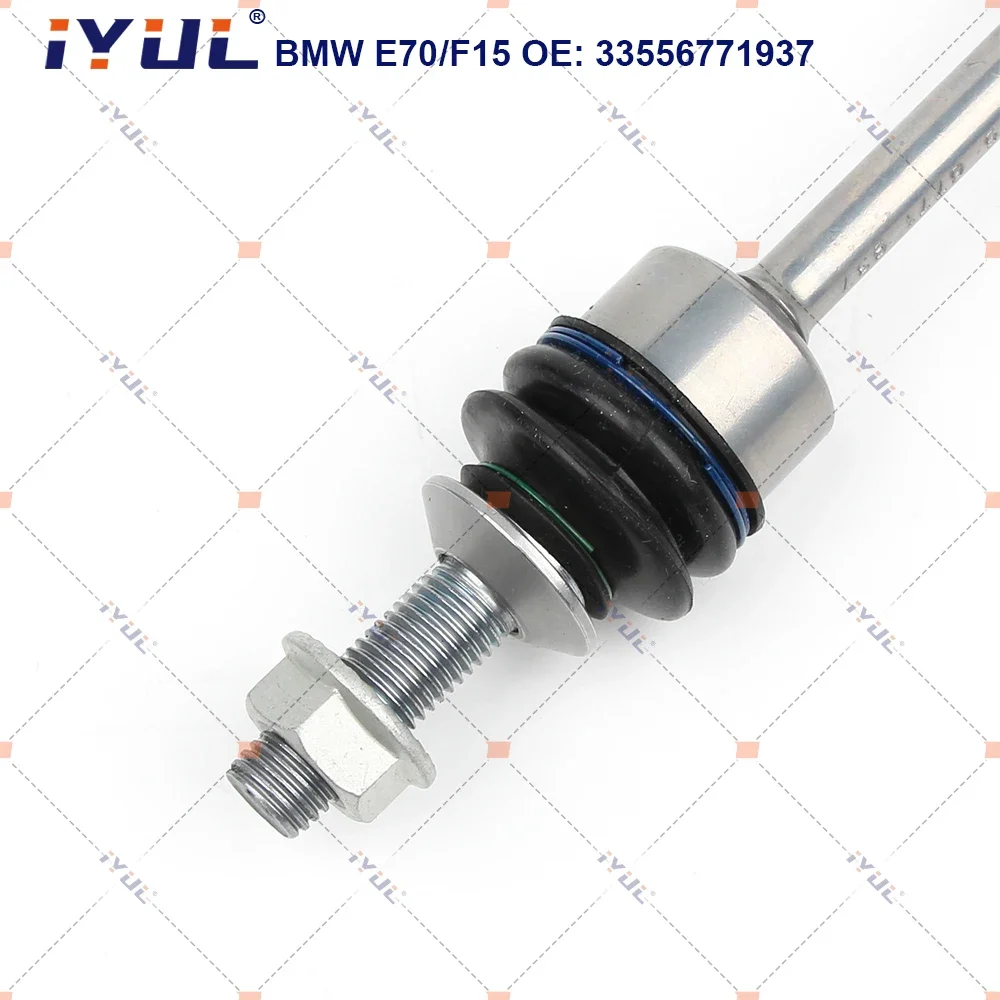 Rear Axle Sway Bar End Stabilizer Link Ball Joint For BMW X5 X6 Series E70 E71 E72 F15 F85 F16 F86 Hybrid 33556771937 A Pair