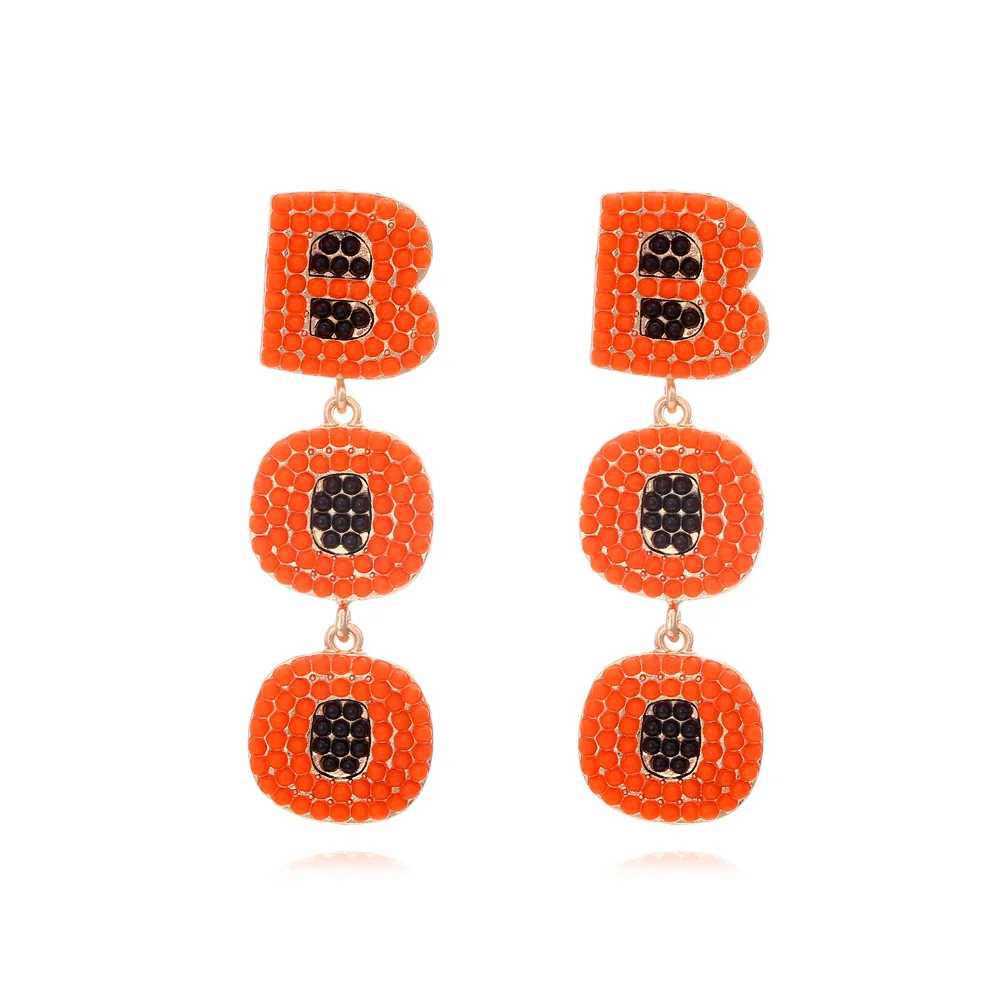 

Zssanacc Boo Letter Modern Women's Earrings 2023 New In Earrings Free Gifts Items With Free Shipping