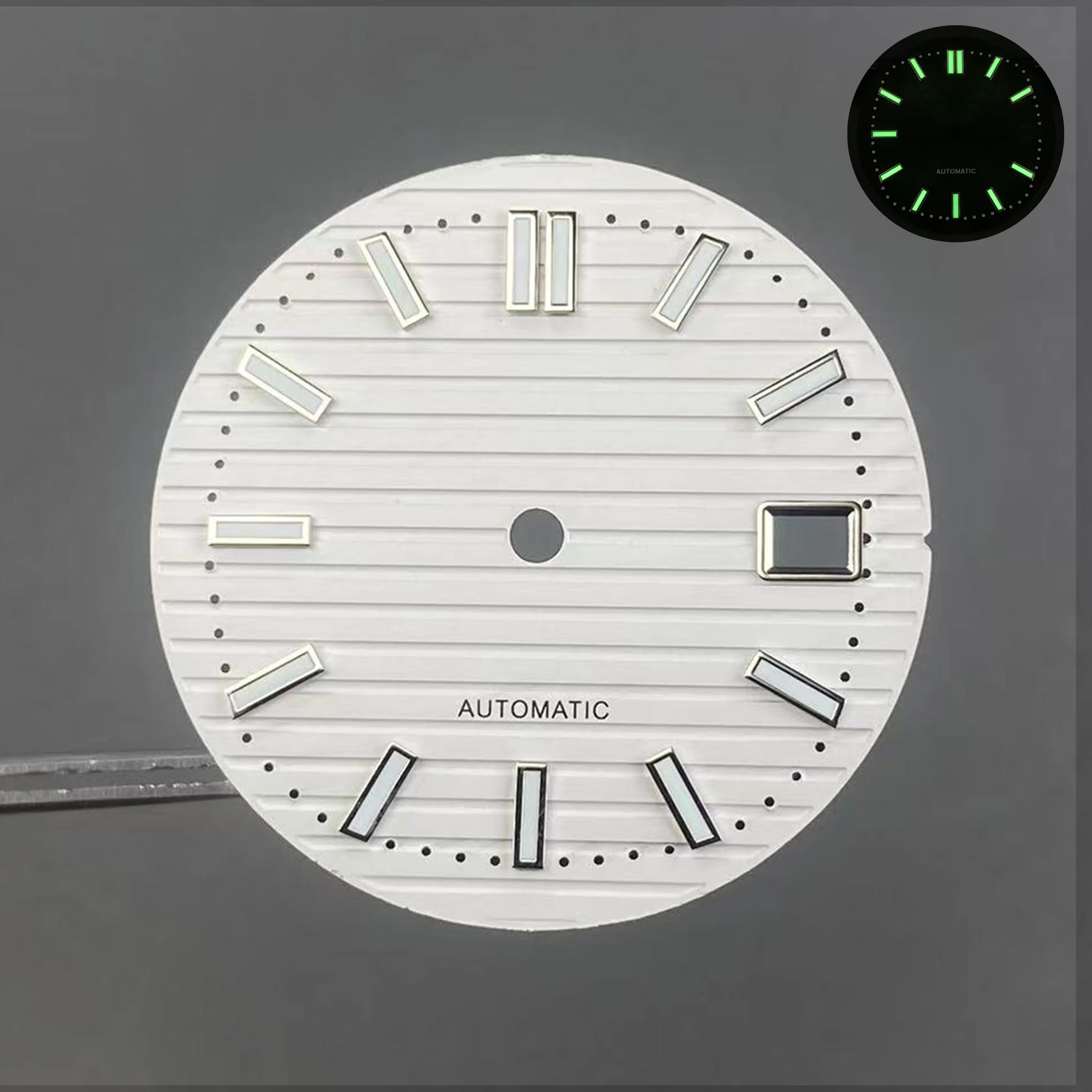 High-Quality Green Luminous Watch Dial - 30.5mm