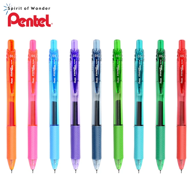 1Pcs Pentel EnerGel Liquid Gel Pen BLN105 0.5mm Quick Drying Pen Press  Rollerball Metal Needle