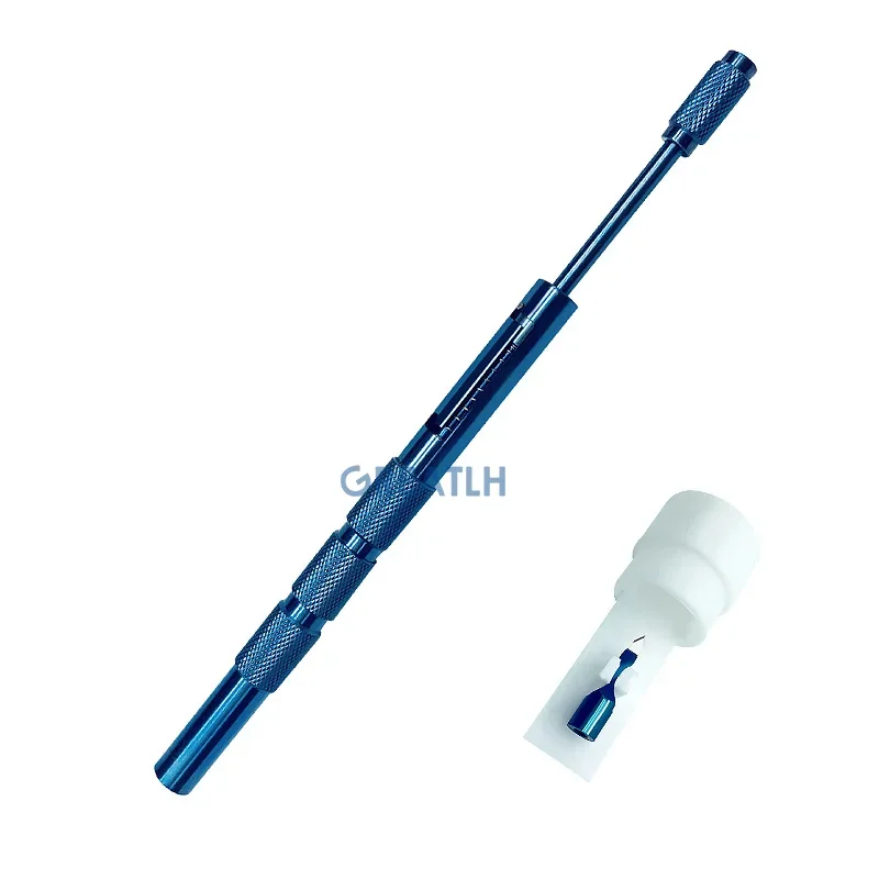 Ophthalmic elbow double lancet Sapphire Keratome blades Ophthalmic blade knife 1set