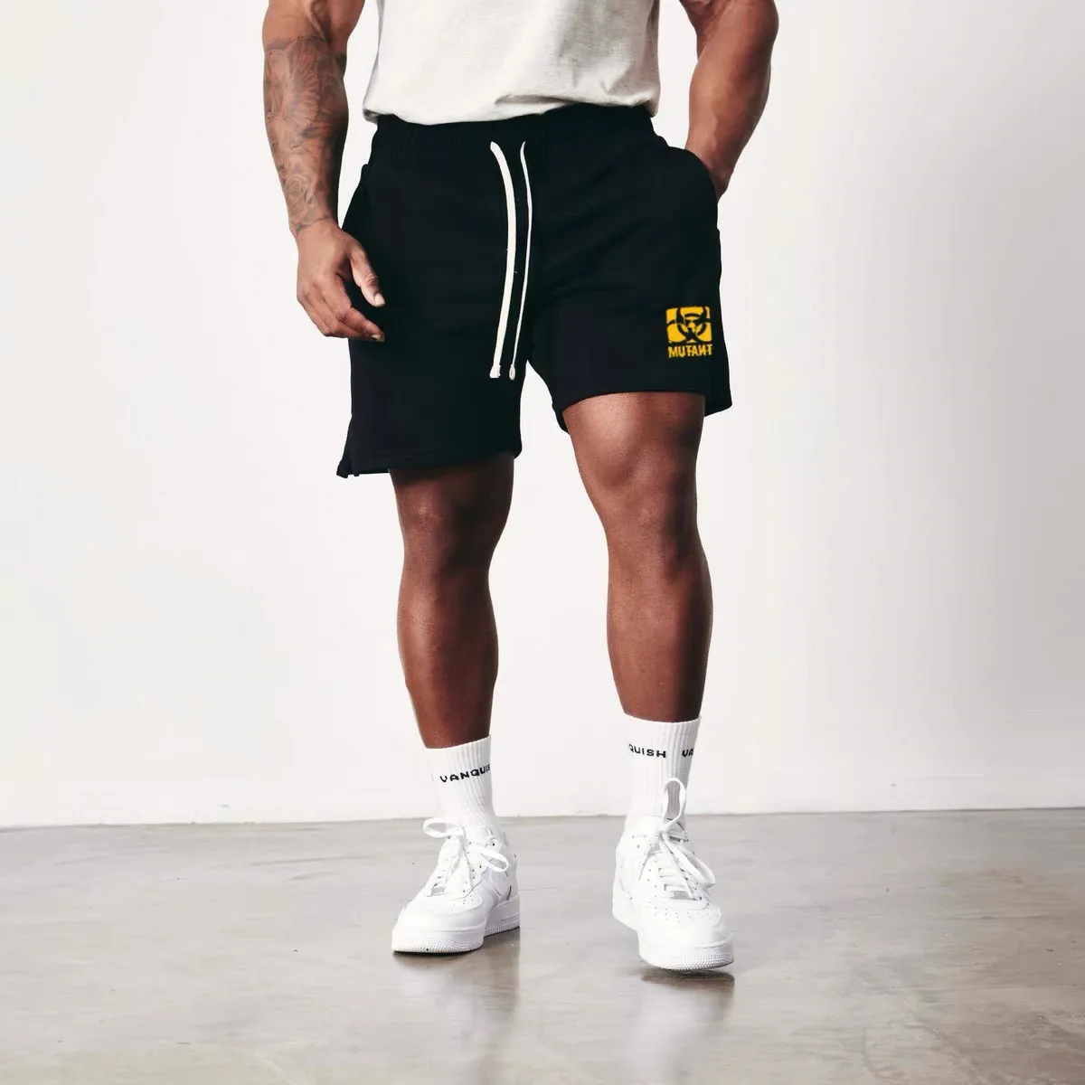 Sweat Shorts Summer Men's Workout Casual Cotton Shorts Sport Musculation Bermudas Running Usa Tactical Pants Men Sweatpants 5