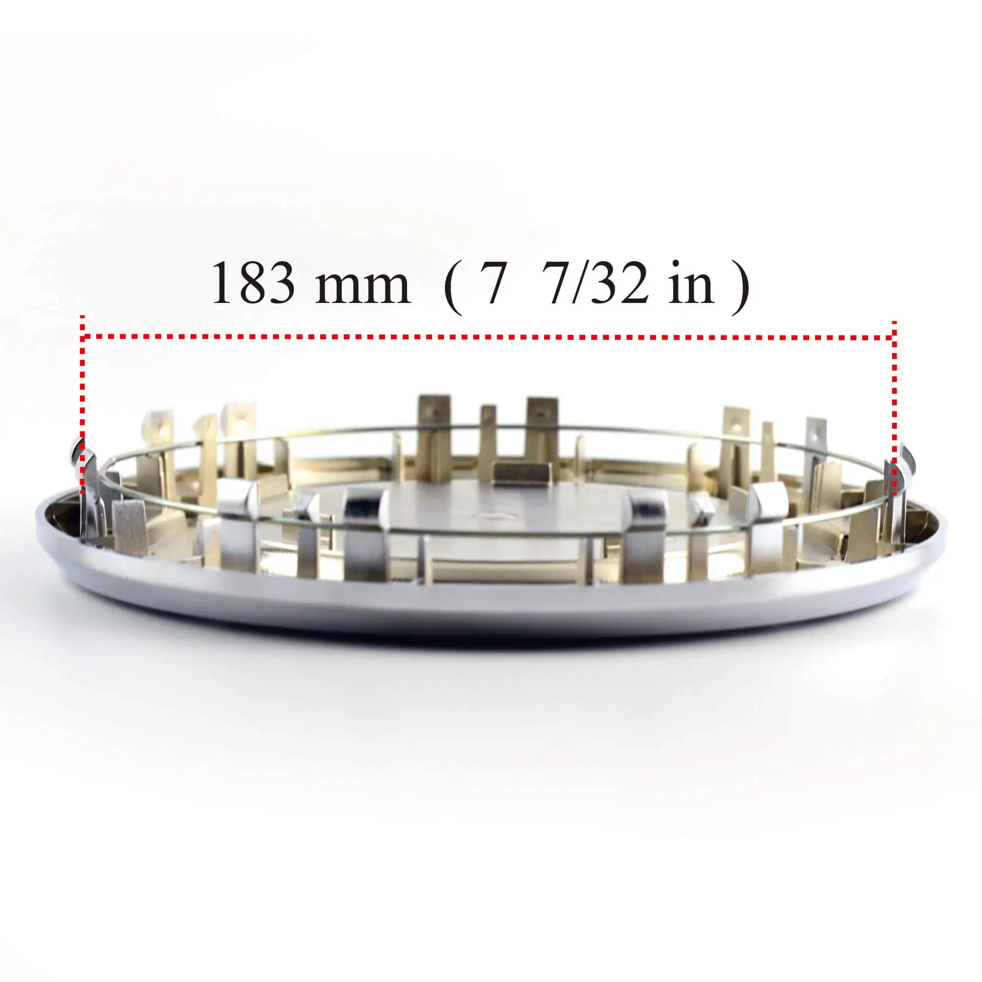 RhinoTuning 1/4PCS OD 203.1mm/7.99" ID 183.2mm/7.21" Wheel Hub Cap For 2007-2014 Escalade 22" 9595475 9596649 9597355 9597950