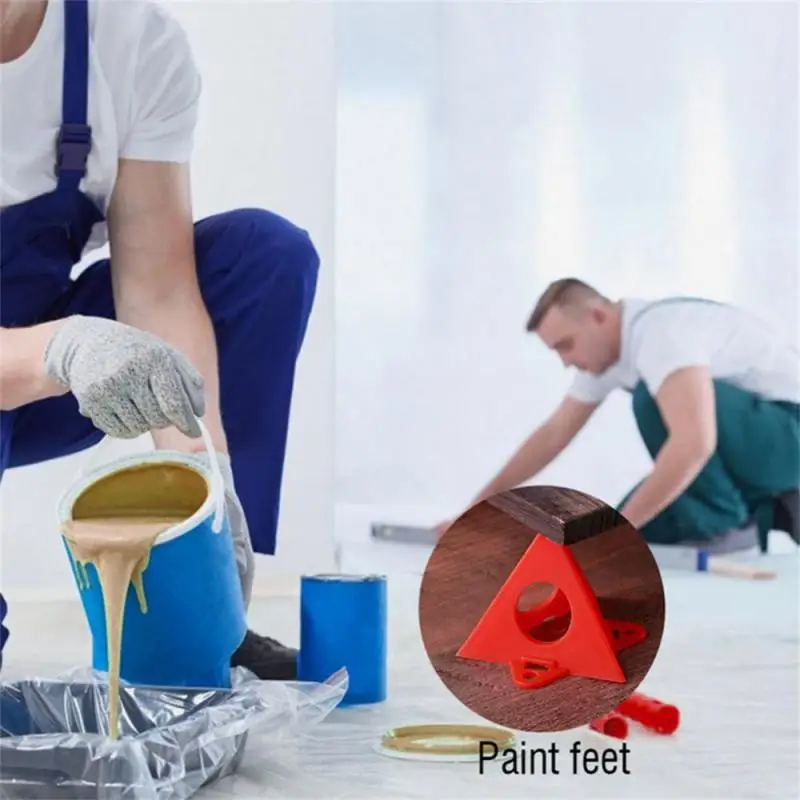 Pyramid Paint Stands Mini Triangle Stands Triangle Paint Pads Feet  Woodworking Tools Accessories Carpenter Square Paint Pads Set