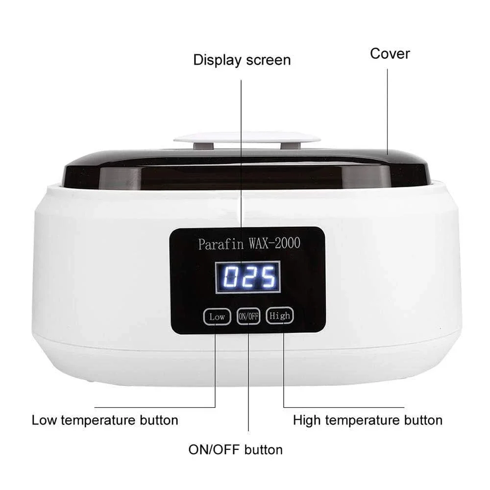 Wax Machine Professional 2L Hair Removal Smart Wax Heater Paraffin Skin Care Paraffin for Hand Foot Body Spa Wax Melting Machine 2