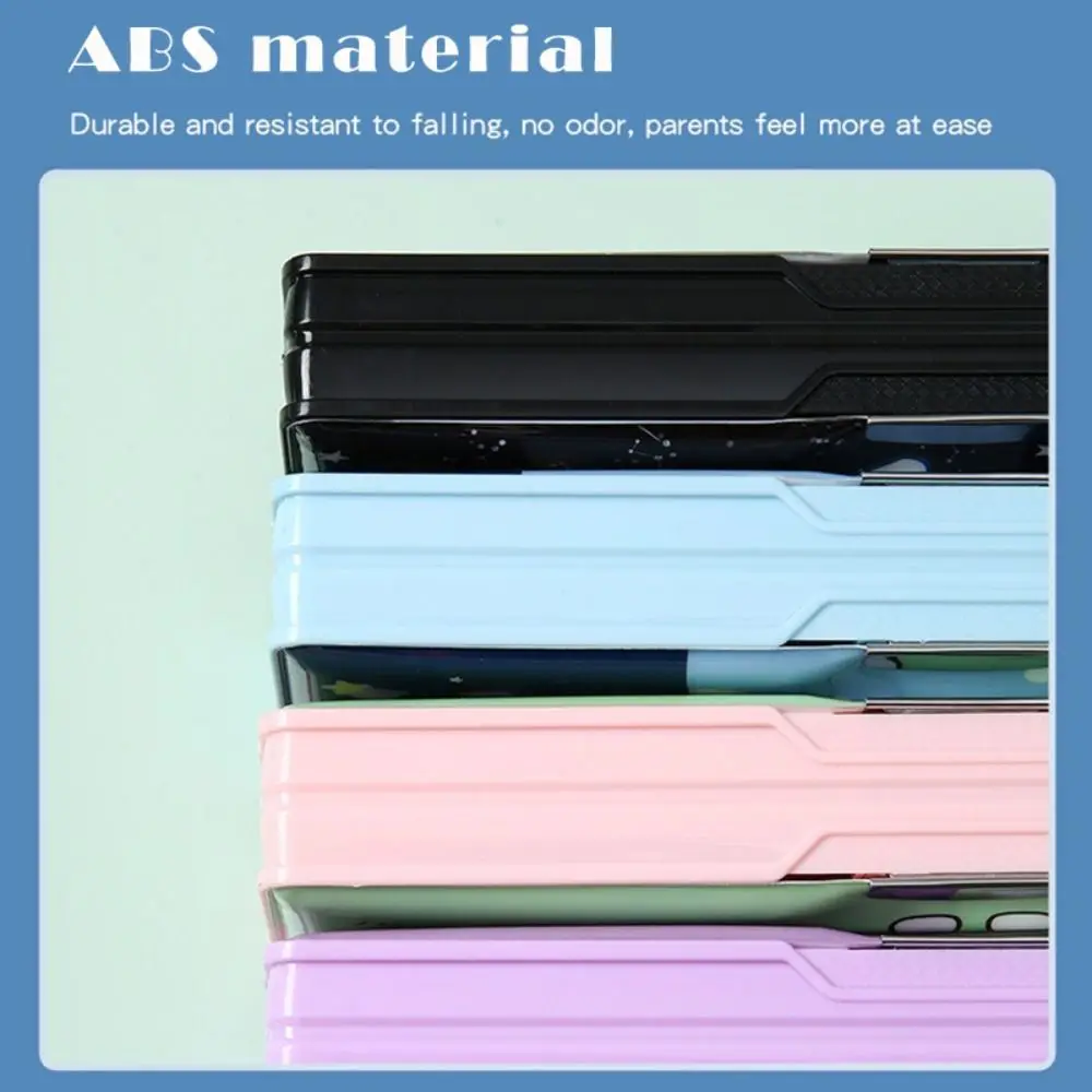 Plastic Pencil Case With Calculator/Pencil Sharpener Fun Mechanism Design Pencil Box Double Sided Use Multi-Functional Pen Bag - image 15