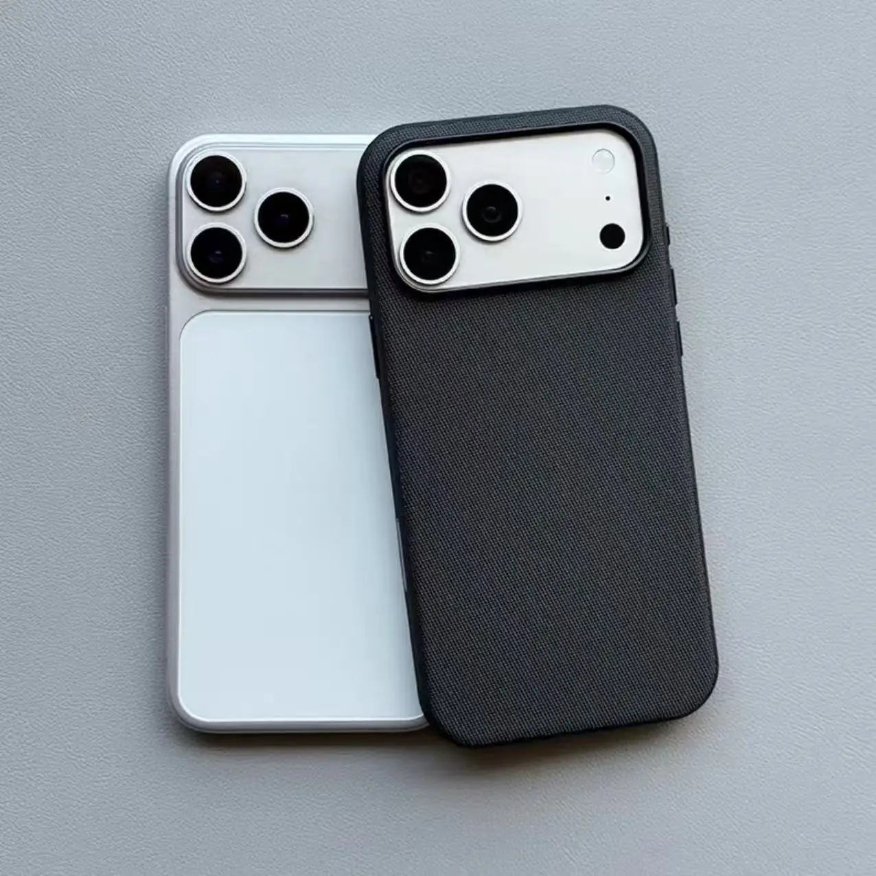Premium Tech Fabric Woven Magnetic Phone Case with Wireless Charging Compatibility