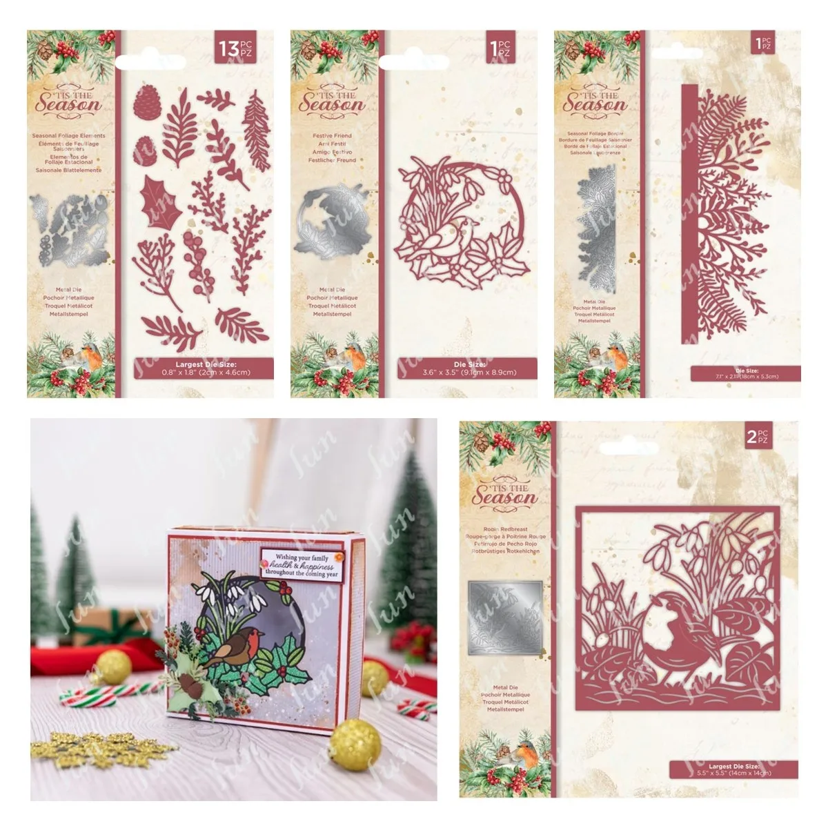 

Seasonal Foliage Flowers Elements Metal Cutting Dies Scrapbooking Diy Paper Card Embossing Craft Supplies New Arrivals in 2022