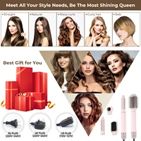 5in1 sèche-cheveux brosse fer à friser sèche-cheveux détachable Auto Wrap bigoudis séchage rapide électrique style souffleur de cheveux brosse 6