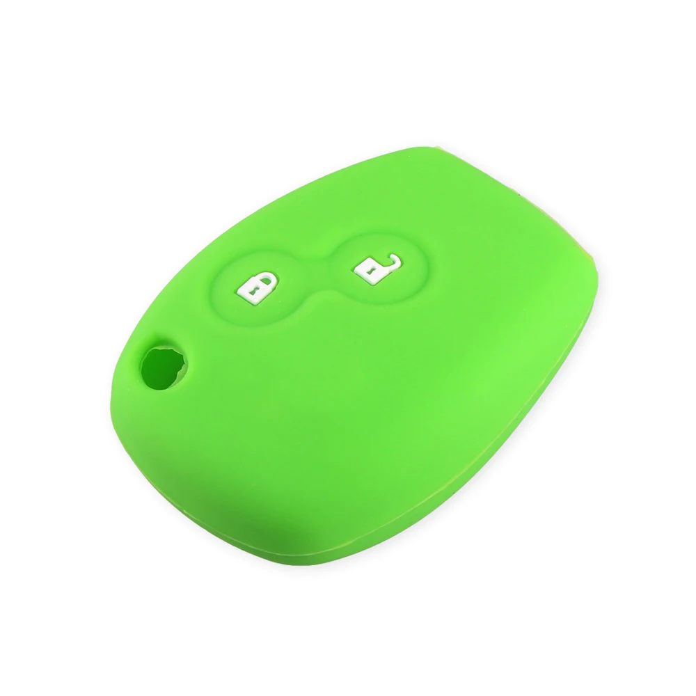 Silicone Car Key Cover Case 2 Buttons For Renault Clio Scenic Megane Duster Sandero Captur Twingo Modus