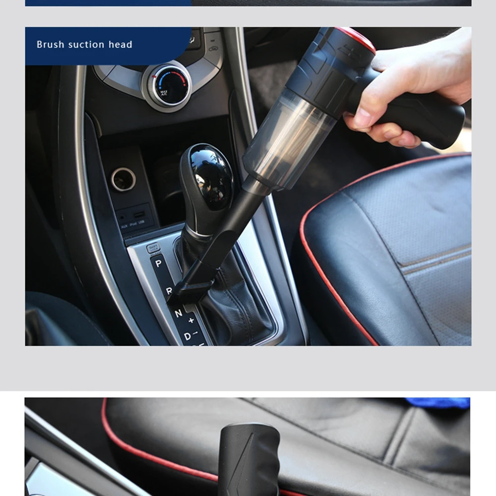 16000pa 150w Wireless Car Vacuum Cleaner Blowable Cordless 2 In 1