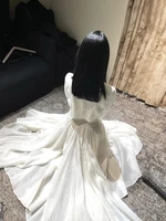 IEQJ 2023 Autumn Trench Coat Waist Cut Solid Jacquard Linen Cotton Big Swing Single Breasted Jackets Women Clothes 3W6617 - Image 5