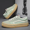 Hot Classic Black Men Canvas Shoes Fashion Lace-up Men's Vulcanized Shoes Breathable Skateboard Canvas Sneakers Man Espadrille 3