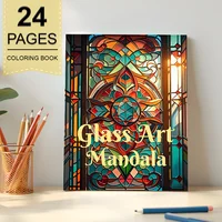 Vintage Mandala Coloring Book for Adults - 24 Pages of Simple Line Art Designs for Relaxation and Creativity 1