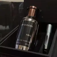 Bharara King Eau de Parfum 100ML Parfum pour homme haut de gamme 3.4oz Vaporisateur scellé dans un coffret cadeau 4