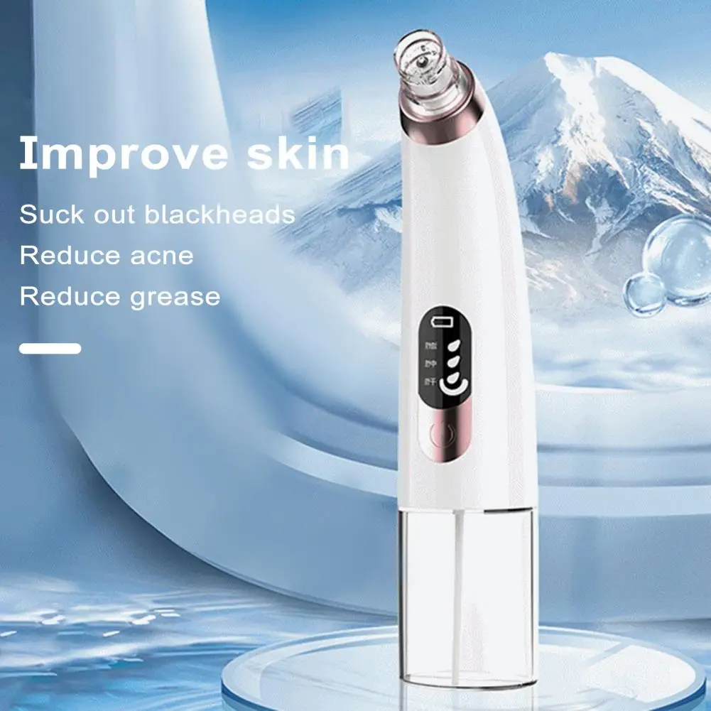 

Whitehead Remover Electric Blackhead Remover Vacuum with Led Screen Rechargeable Pore Cleanser for Women Men 6 Suction Probes