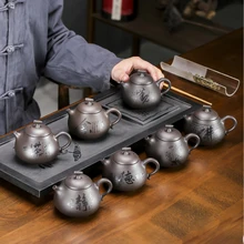 JIA GUI LUO Purple Clay Teapot 200ML Tea Set Tea Pot Tea Sets Kung Fu Tea Set Tea Infuser Samovar Teaware Teapots H047