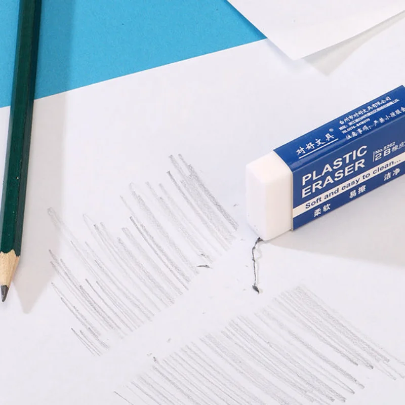 2b White Eraser~students' Stationery Exam Painting Rubber - Temu