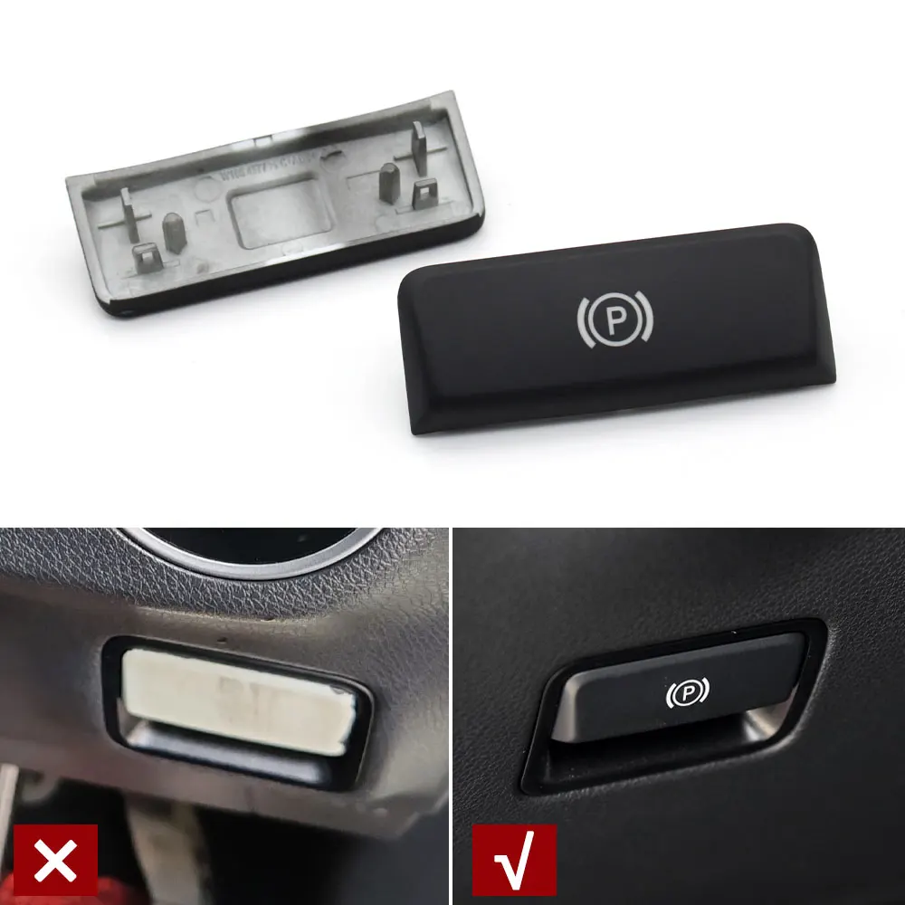 Handbrake Button Cover Car Accessories P Button HandBrake Release Switch Button Cover For Benz A B GLA CLA ML GL GLE SLK W176 W246 W156 W117 W166 W172