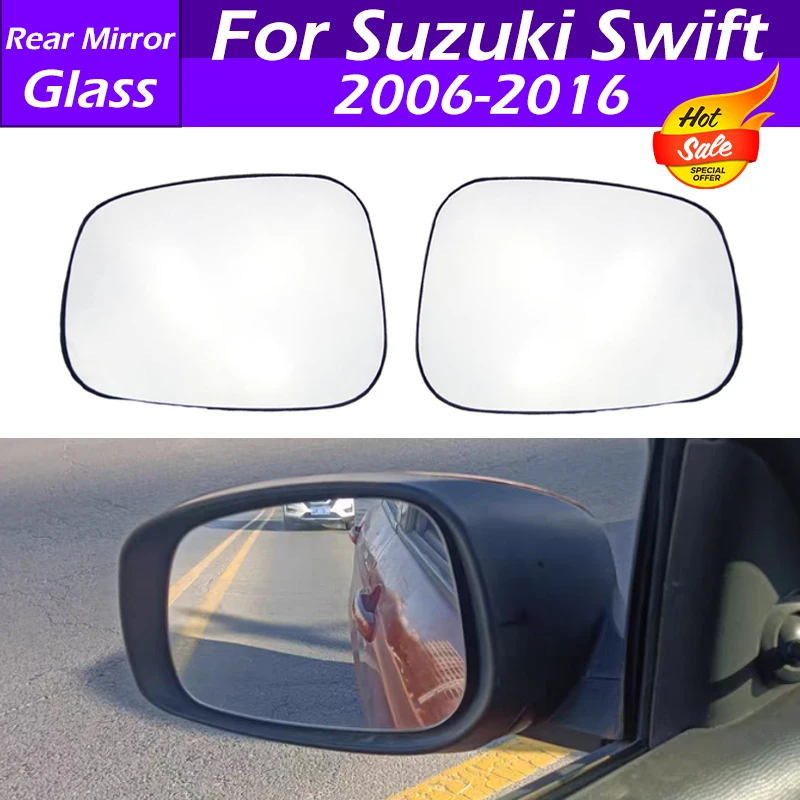 Vetro Specchietto Retrovisore Riscaldato Per Suzuki Vitara / S-Cross - Sostituzione Lente Esterna, 16,3x13,8 Cm