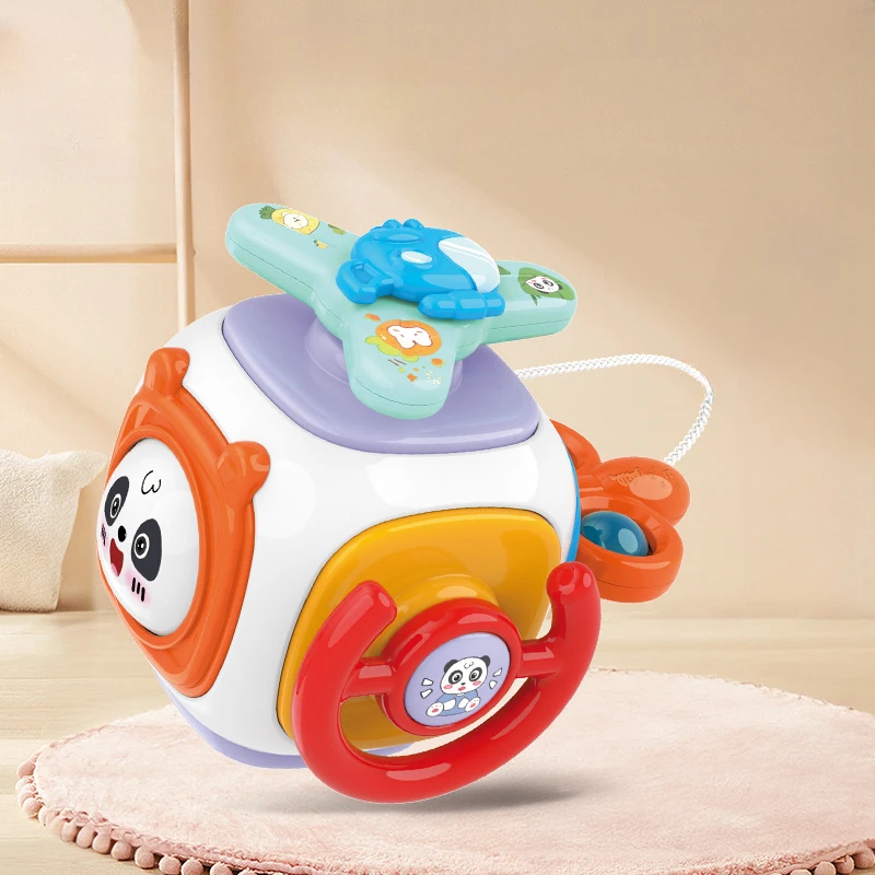 

Baby busy ball early education puzzle Baby Manhattan hand grip ball touch training grasping toy baby toys