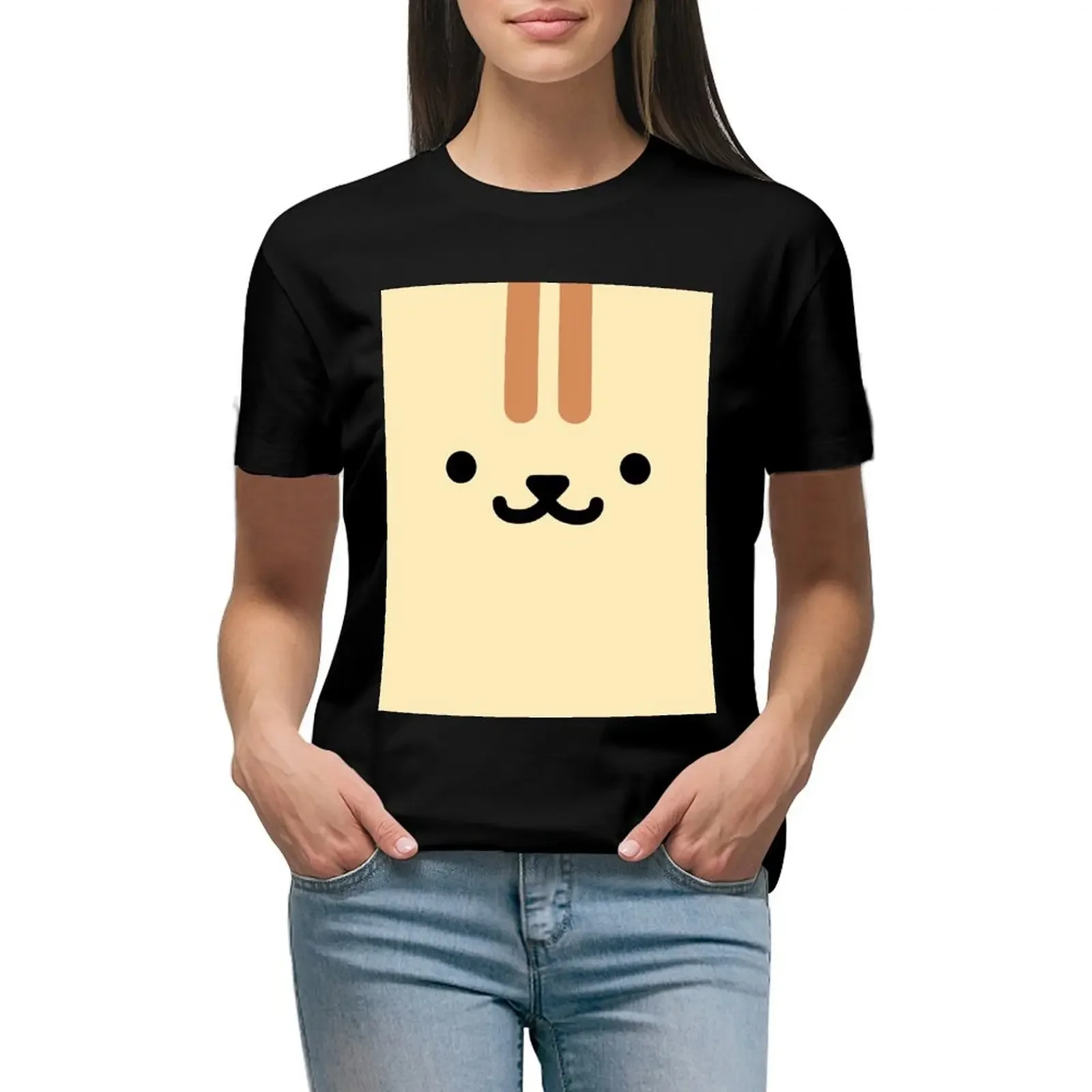 

Neko Atsume - Apricot Graphic T-Shirt cute clothes korean fashion summer top western t-shirt dress for Women