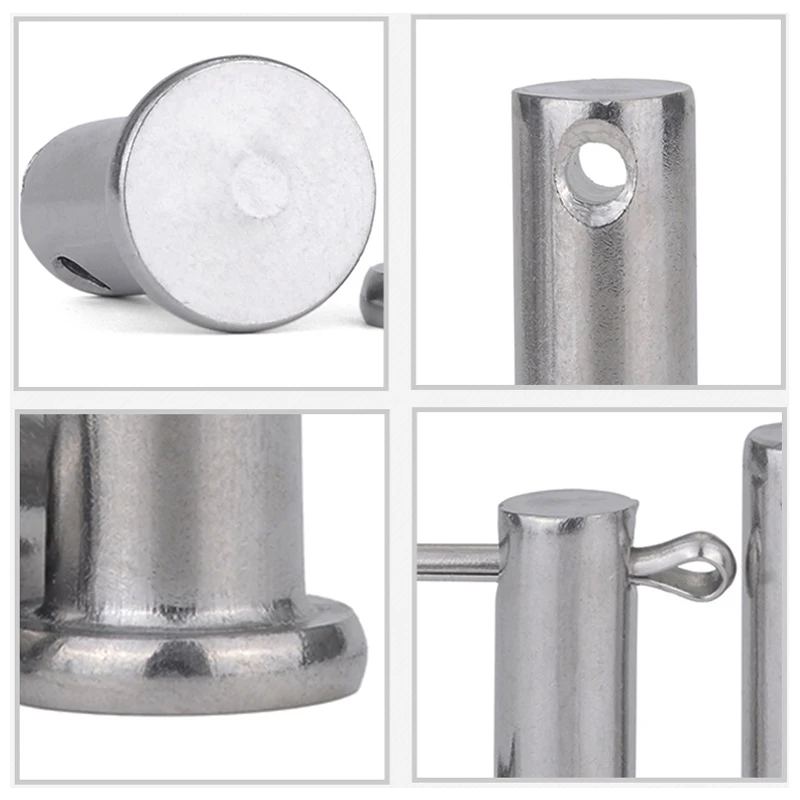 304 Stainless Steel Hole Pin Shaft Cotter Pin Set M3M4M5 M6 M8~M20 GB882, cylindrical locating dowel pin,stainless steel ball lock pins