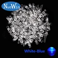 5mm White-Blue100pcs
