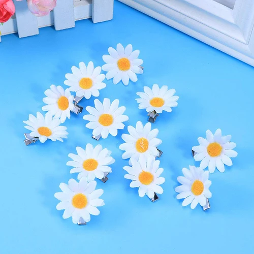데이지 플라워 헤어 클립, 하와이안 스위트로 여름의 여신으로 변신하세요 추천
