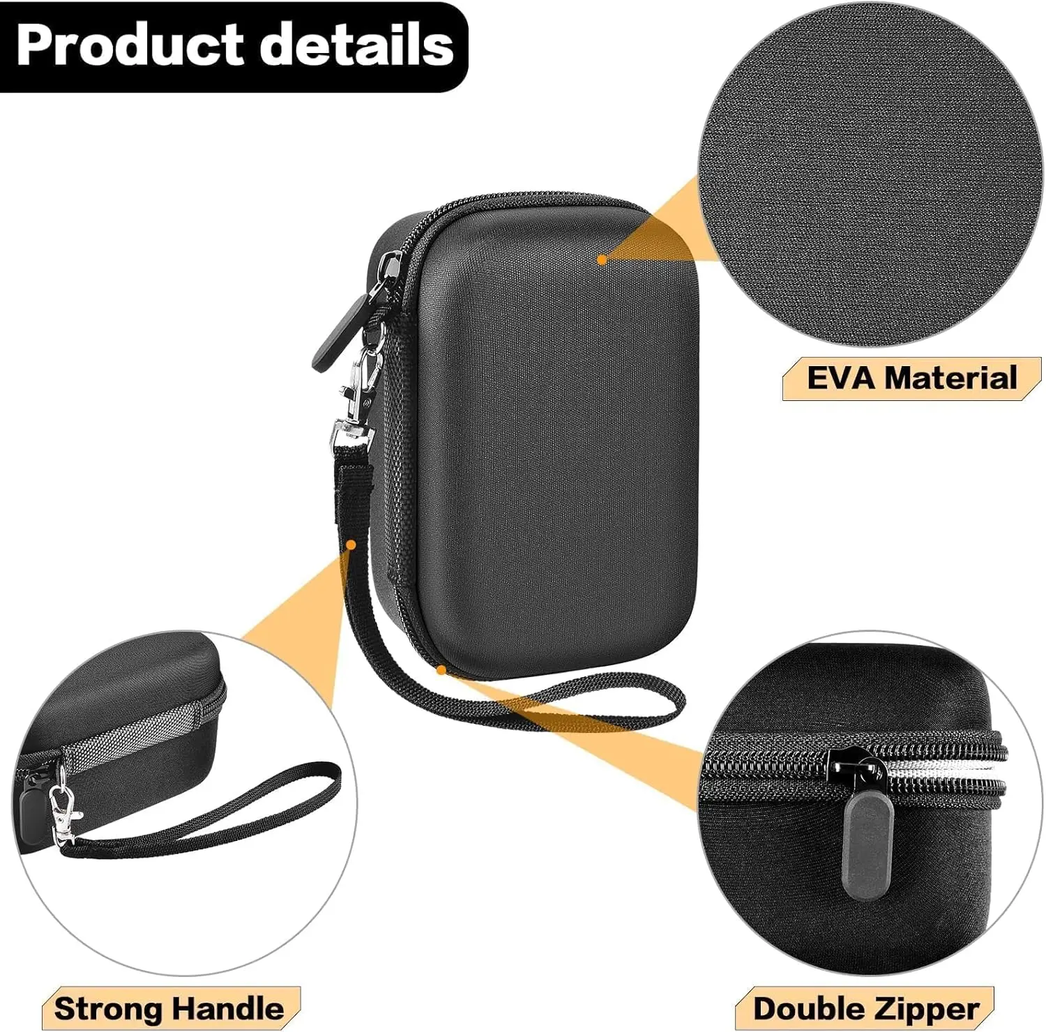 Digital Camera Case Compatible 4K Vlogging Box for TEBNGIHNM Duluvulu Oiadek zheozeig Zostuic Toiauaha