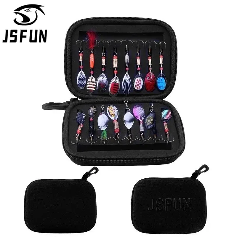 Boîte de rangement EVA pour mouches de pêche à la truite - Étui portable pour leurres spinner