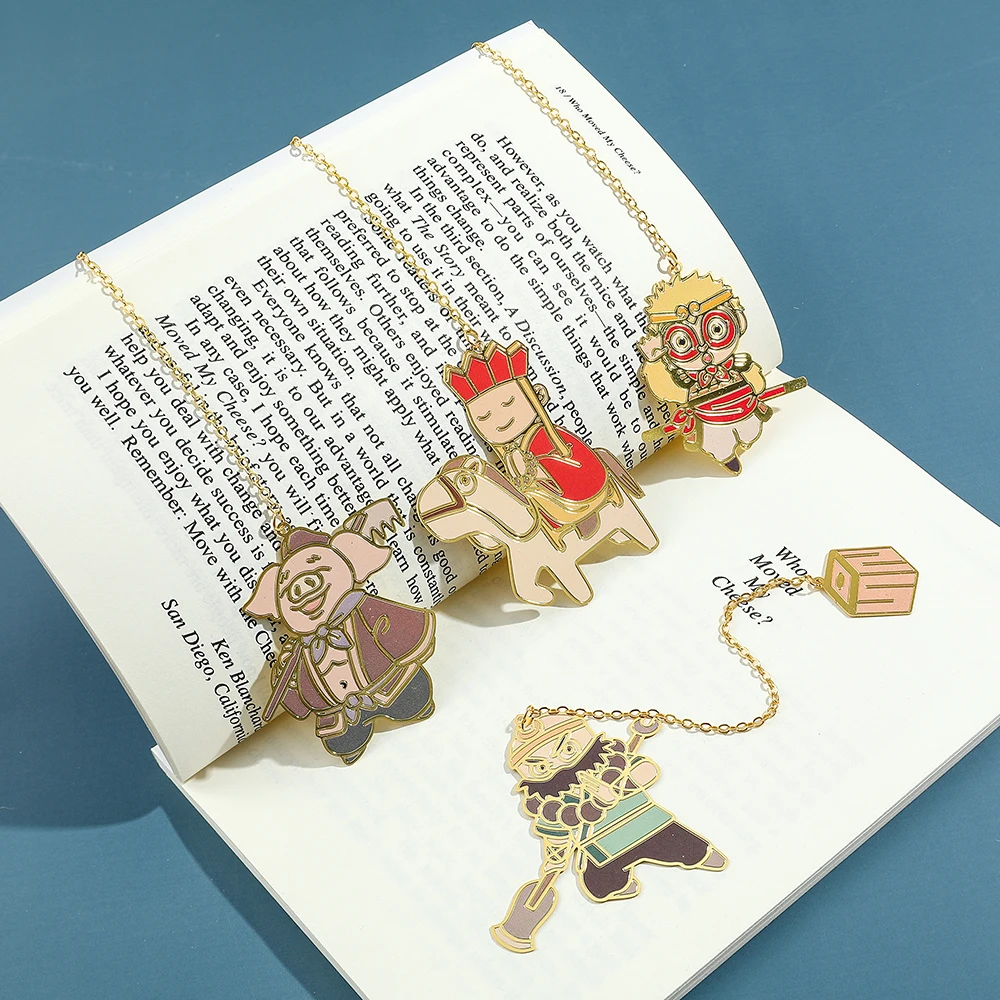 

Подвеска в китайском стиле аниме-закладки, винтажный книжный зажим, металлический язычный знак, студенческие подарки, канцелярские товары, принадлежности для школы и офиса
