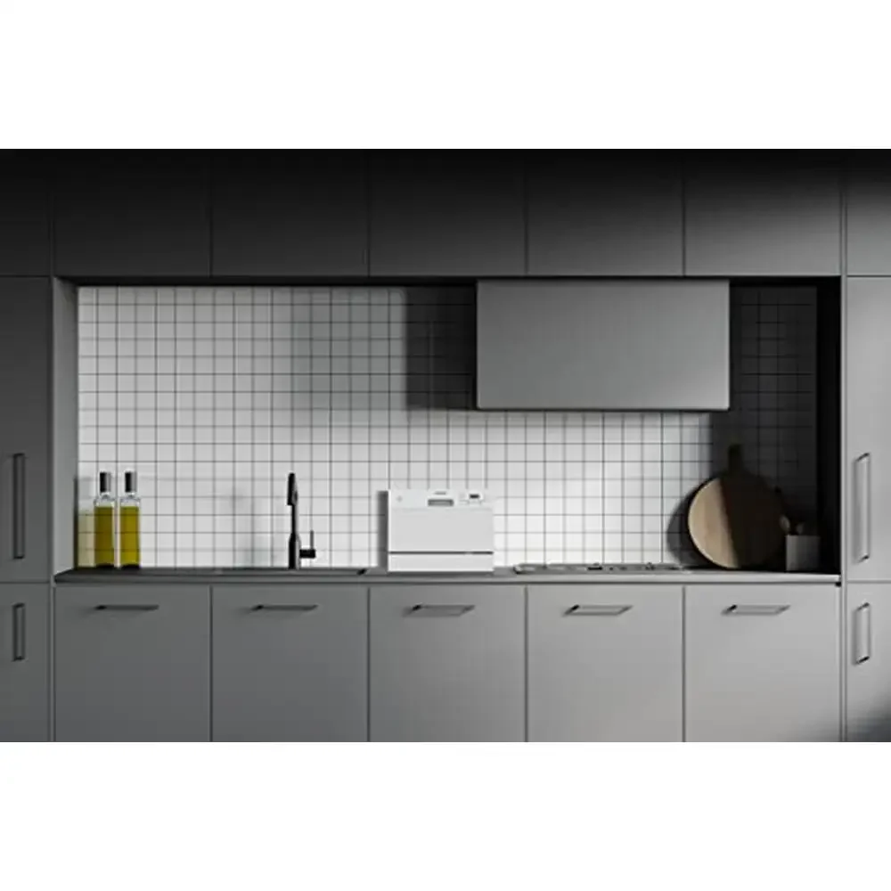 Compact Portable Dishwasher 6 Place Settings 6 Wash Programs Stainless Steel Tub UL/Energy Star 6