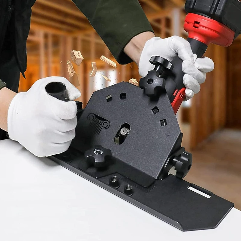 For 125 Type Angle Grinder Chamfer Bracket 45&deg; Chamferer Tool Easy To Use Black A