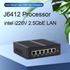 XCY Fanless Mini PC Router 12th Gen Intel Celeron J6412 Processor 6x Intel i226V 2.5G LAN Support Windows Linux Pfsense OpenWrt 2
