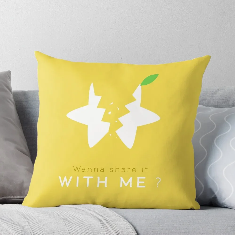 

Share with me a paopu fruit Throw Pillow Pillow Cover Decorative Cushion Cushions Cover Luxury Cushion Cover