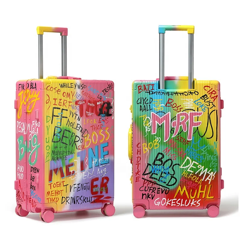 Hand Painted Luggage 