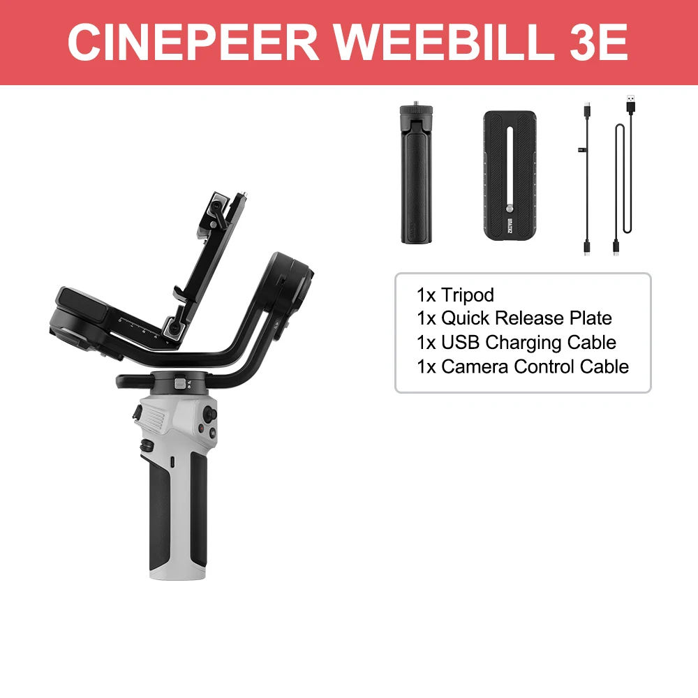 【美品】ジンバルスタビライザーセット　CINEPEER WEEBILL 3E CINEPEER WEEBILL 3E – Zhiyun Japan